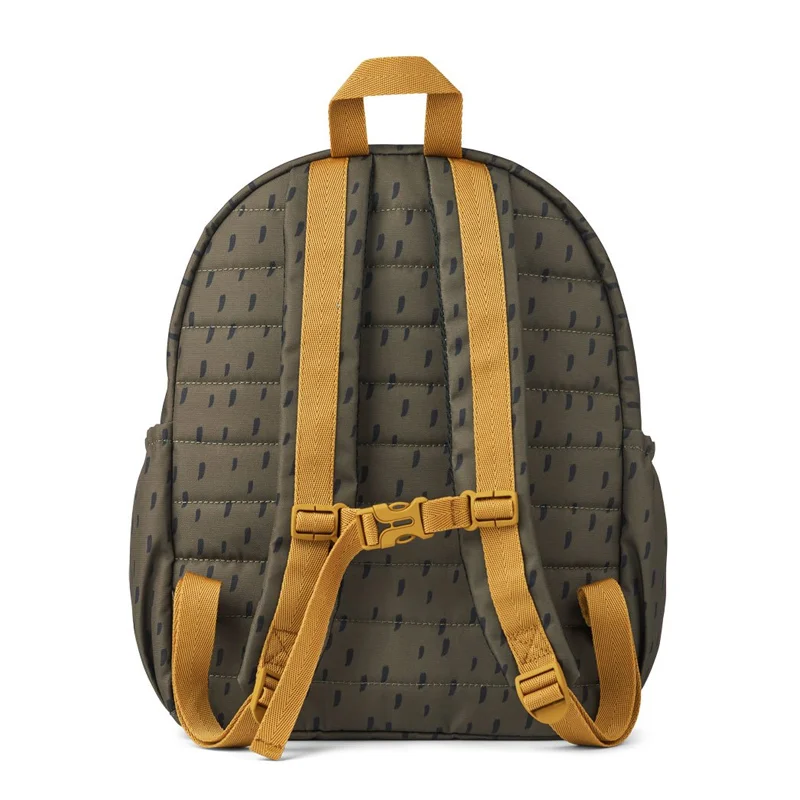 Schulrucksack, graphic stroke khaki, Liewood