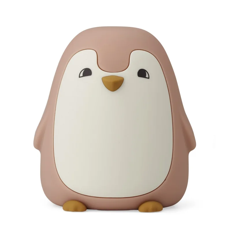 Liewood natlampe, pingvin dark rose