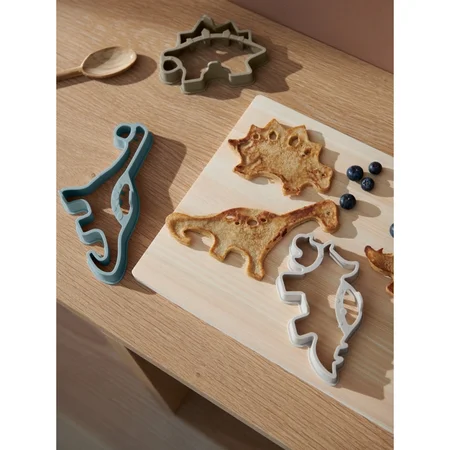 Liewood pandekageforme, dino golden caramel/multi