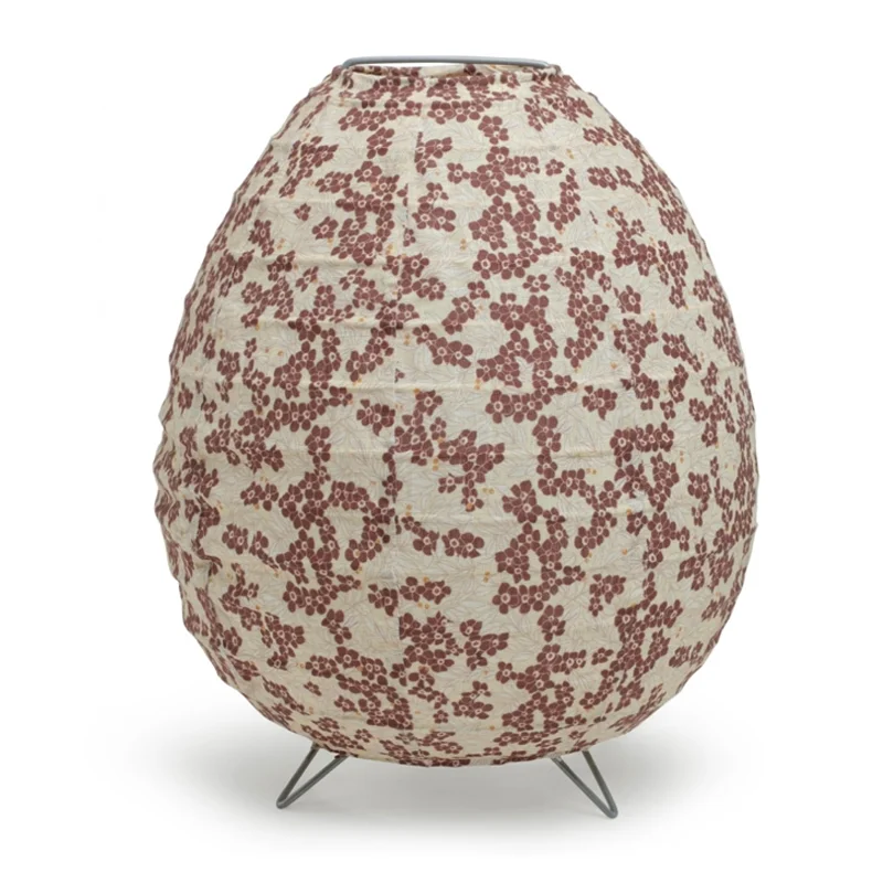 Konges Sløjd bordlampe, Winter Leaves Dark Red