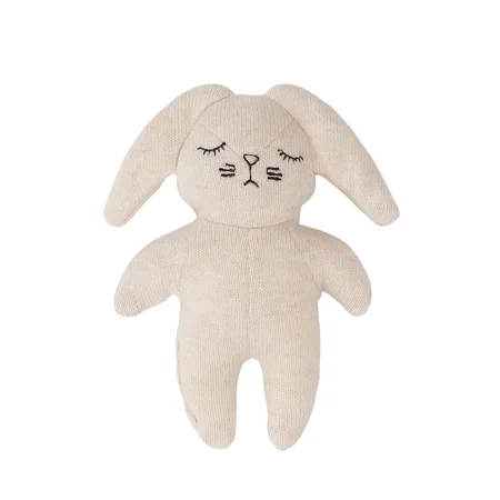 Konges Sløjd strikket bamse med rangle, Kanin