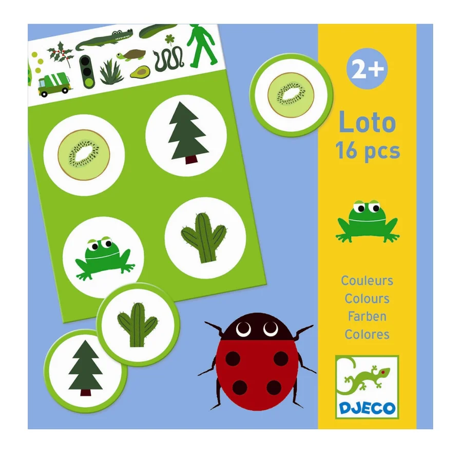 Djeco billedlotteri, farver