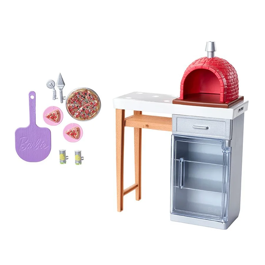Barbie dukketilbehør, pizzaovn