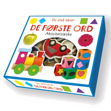 De små lærer DE FØRSTE ORD aktivitetsæske