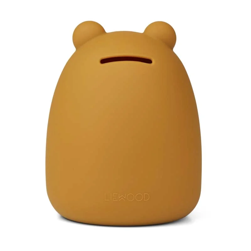 Liewood sparebøsse, Mr bear golden caramel