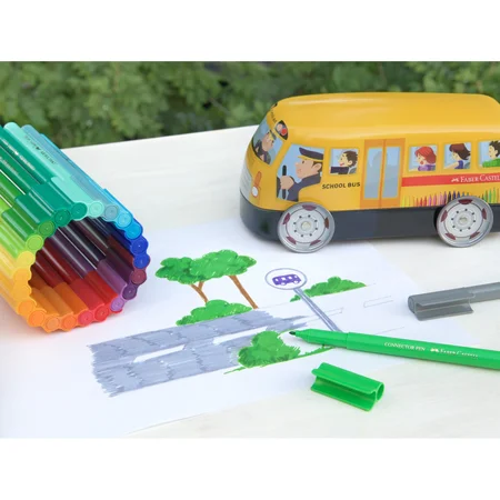Faber-Castell connector tusser i skolebus