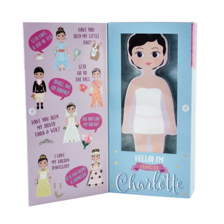 Magnetische Anziehpuppe - Charlotte, Floss & Rock