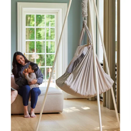 Membantu, Federwiege - Premium, grau