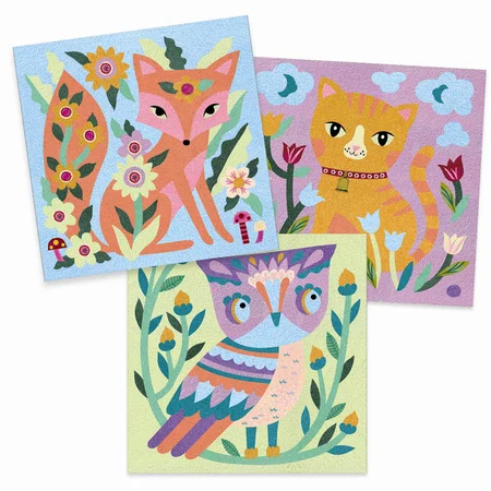 Djeco kreativ æske m.sand, lysende have