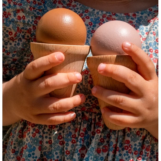 Konges Sløjd Eismaschine aus Holz