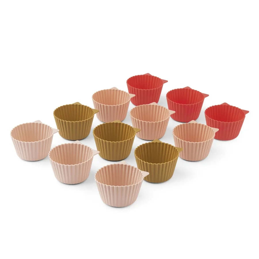 Liewood 12-pak cupcake forme, rose mix