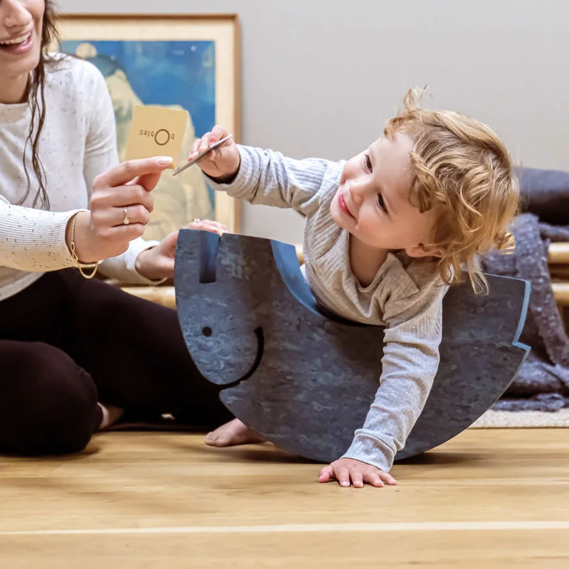 bObles M+ elefant, marble - ocean