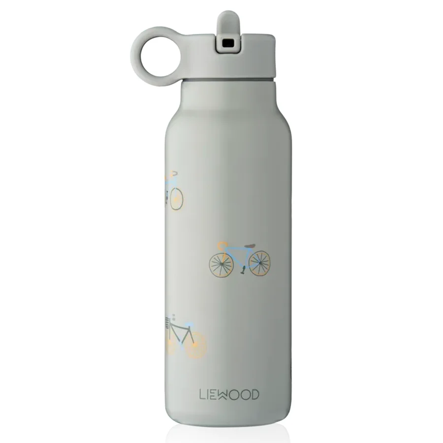 Liewood Falk Vand Flaske 350 ml, Bicycle Cloud blue