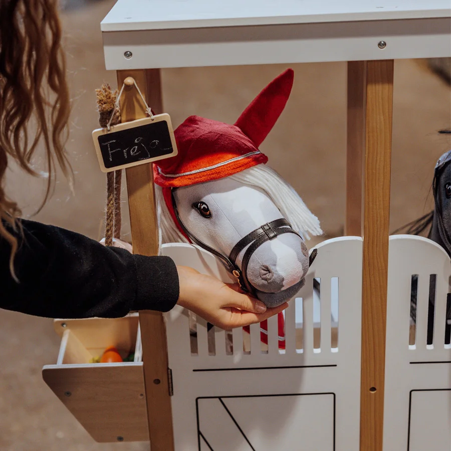 byASTRUP® Steckenpferd Wettkampf-Set, rot