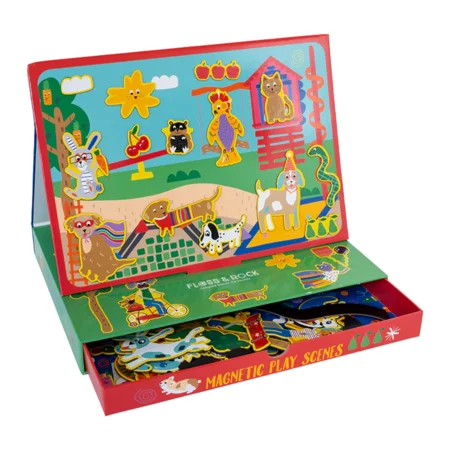 Magnetisches Spielset - Haustiere, Floss & Rock