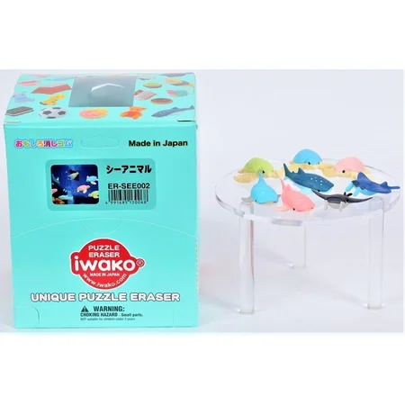 Iwako viskelæder, havdyr ass.