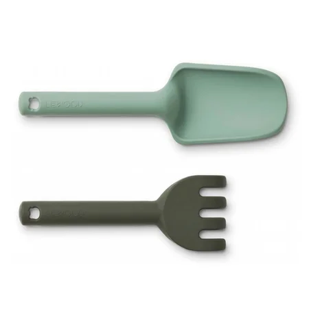 Liewood silikone havesæt, Peppermint/Hunter green