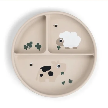 Done by Deer Stick & Stay, Raumeingeteilter Teller - tiny farm sand