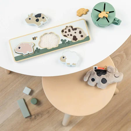 Done by Deer Pfeifen- und Fohlenpuzzle, kleiner Bauernhof