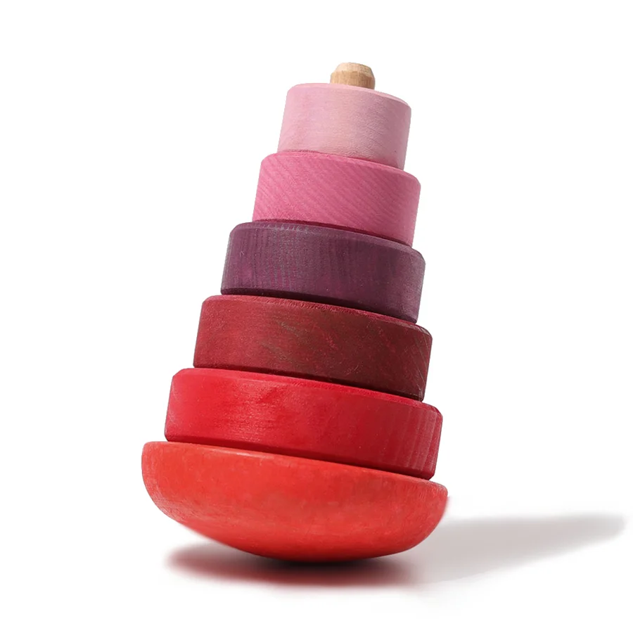 Grimms wobbly stabeltårn, pink