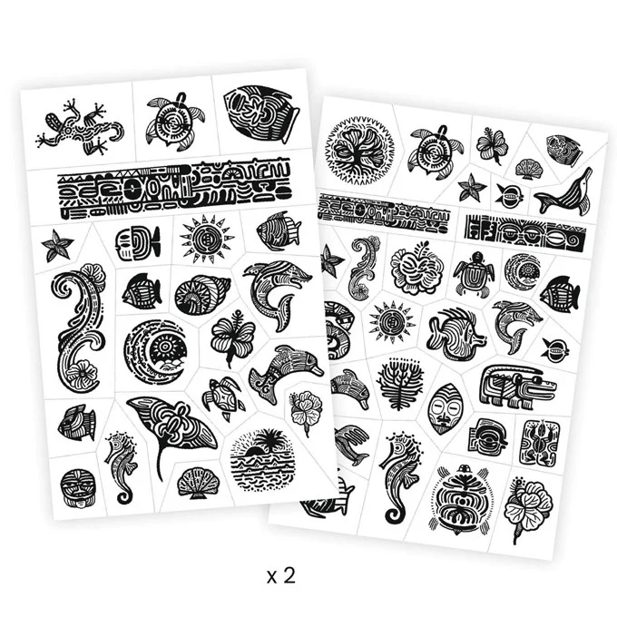 Djeco tatoveringer, Polynesien