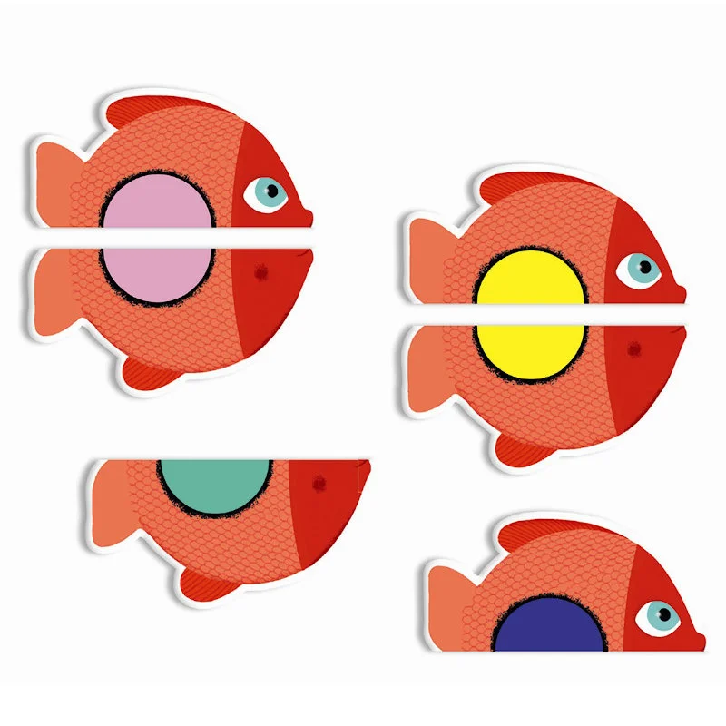 Djeco kortspil for de små, Samle-fisk