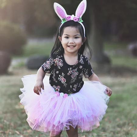 Great Pretenders udklædning, skørt og hårbøjle - kanin