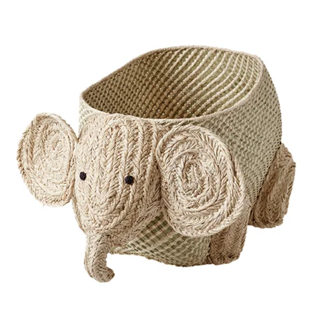 Rice opbevaringskurv - Elefant