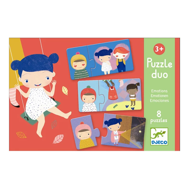 Djeco lærepuslespil, følelser
