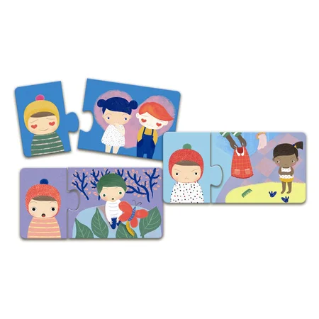 Djeco lærepuslespil, følelser