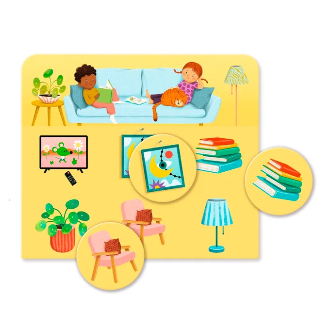 Djeco Bilderlotterie, Mein Zuhause