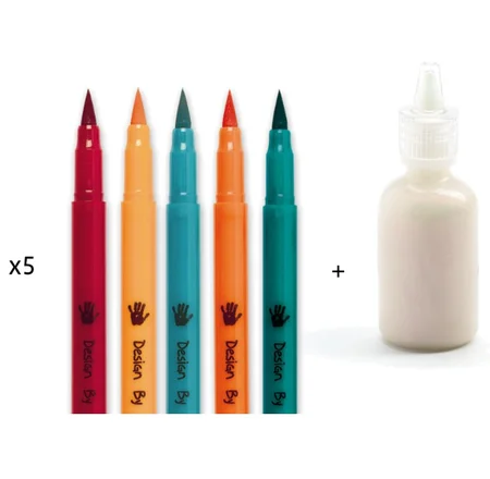 Djeco kreativ æske med perlemorslim, Under havet