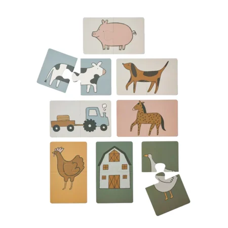Liewood begynder puslespil, bondehård - 16 brikker