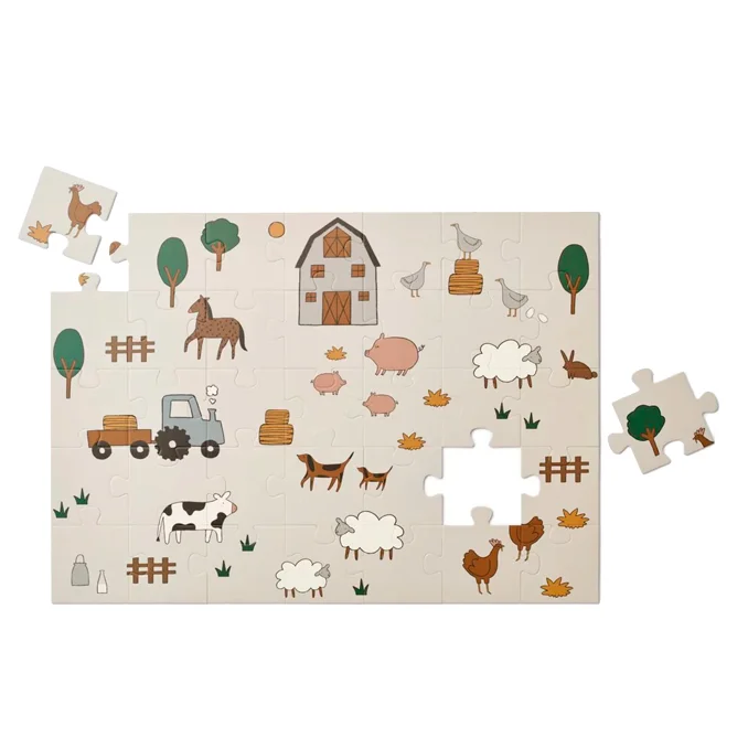 Liewood puslespil, bondegård - 35 brikker