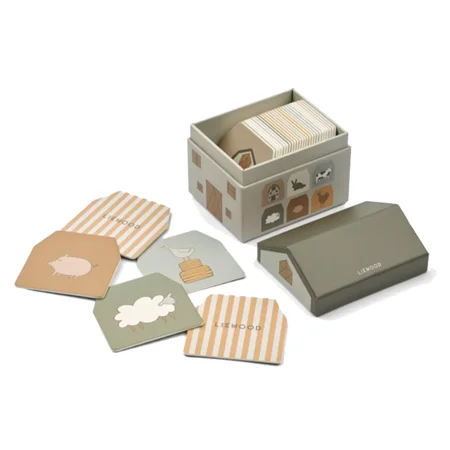 Liewood Wallis memory Huskespil, farm/sandy