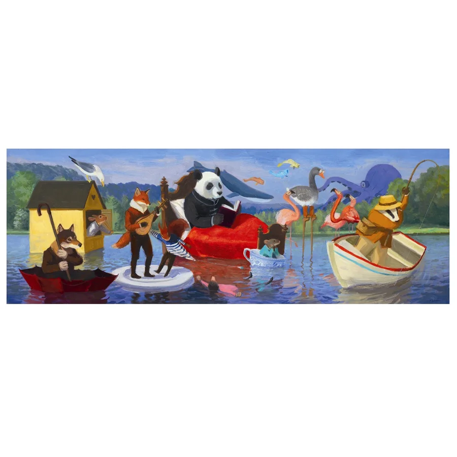 Djeco galleripuslespil, sommersøen - 350 brikker