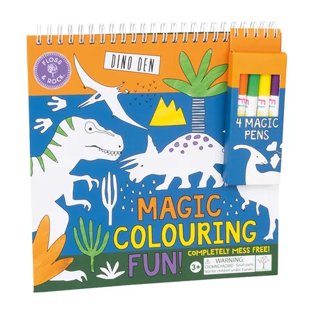 Floss & Rock magisches Malbuch, Dino