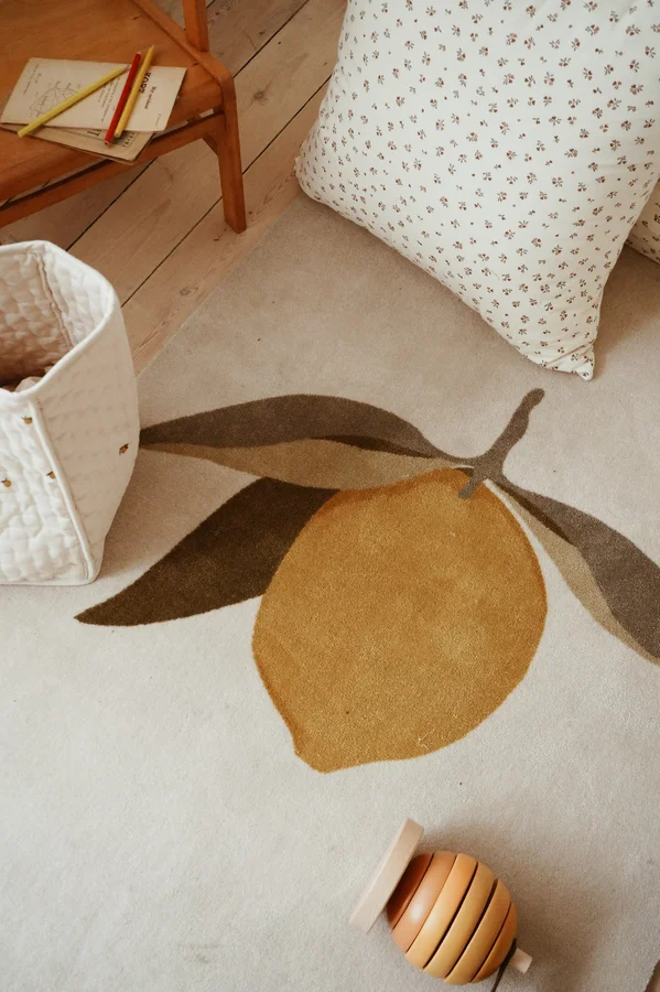 Konges Sløjd gulvtæppe, Lemon