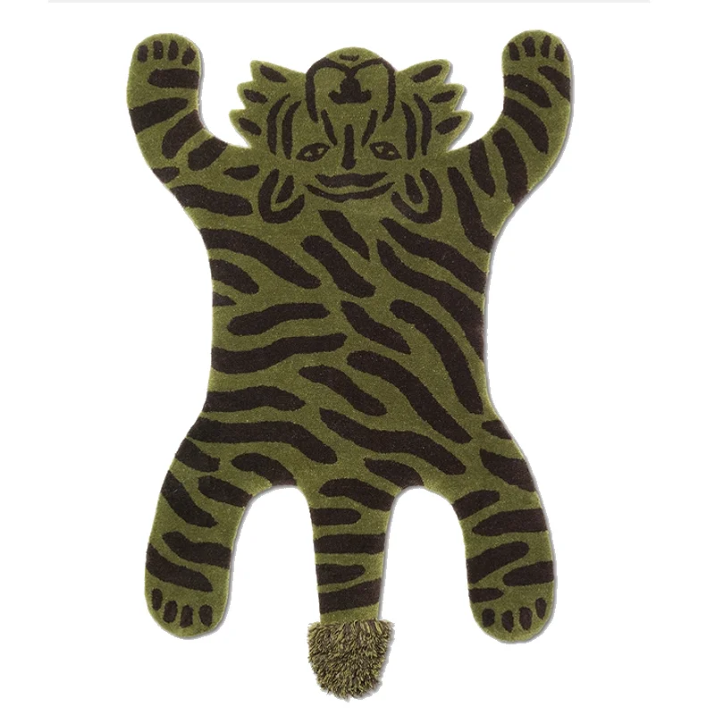 Ferm Living tufted gulvtæppe, tiger