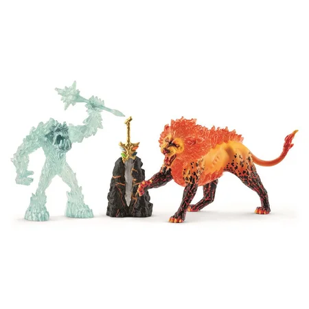 Schleich hemmelig lavetempel og 2 figurer