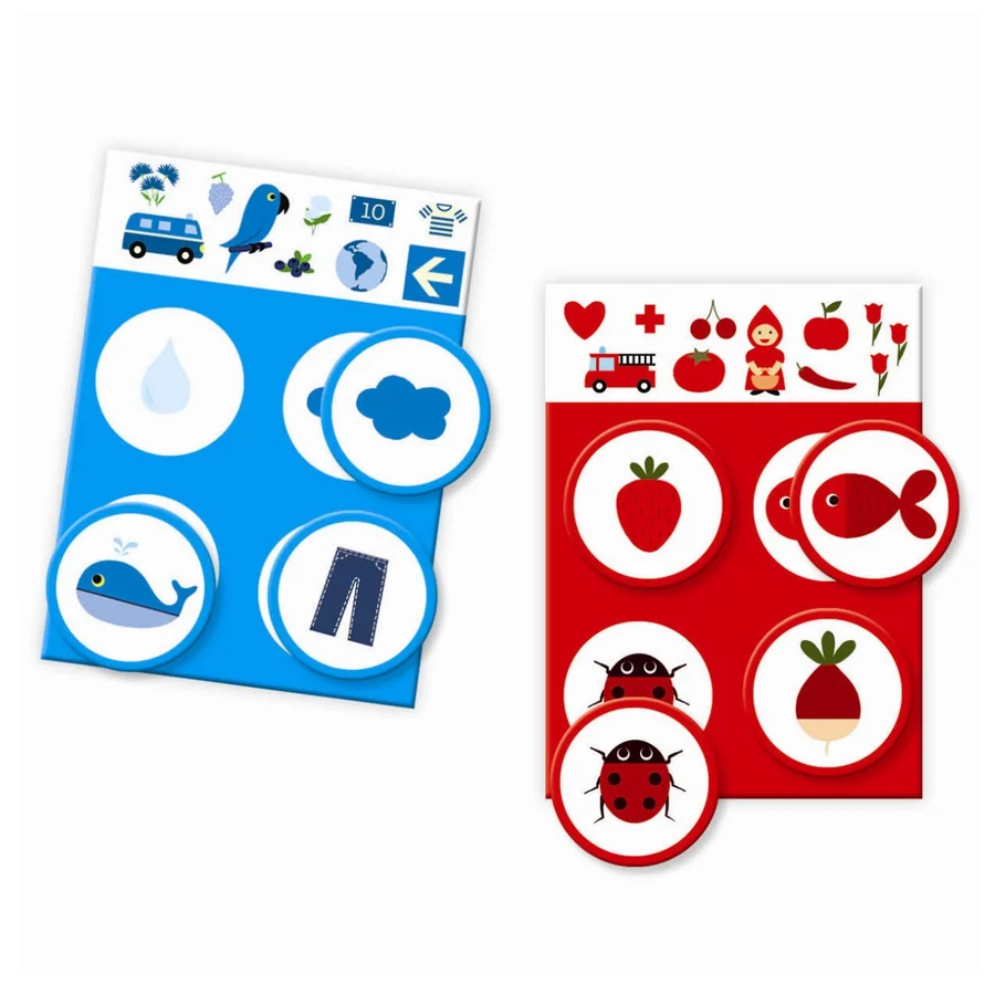 Djeco billedlotteri, farver