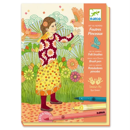 Djeco kreativ æske, tegning - naturbarn