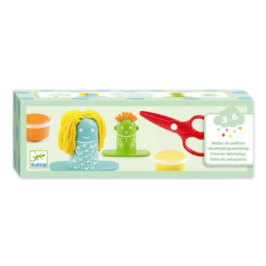 Djeco Modellervoks, Hårsalon