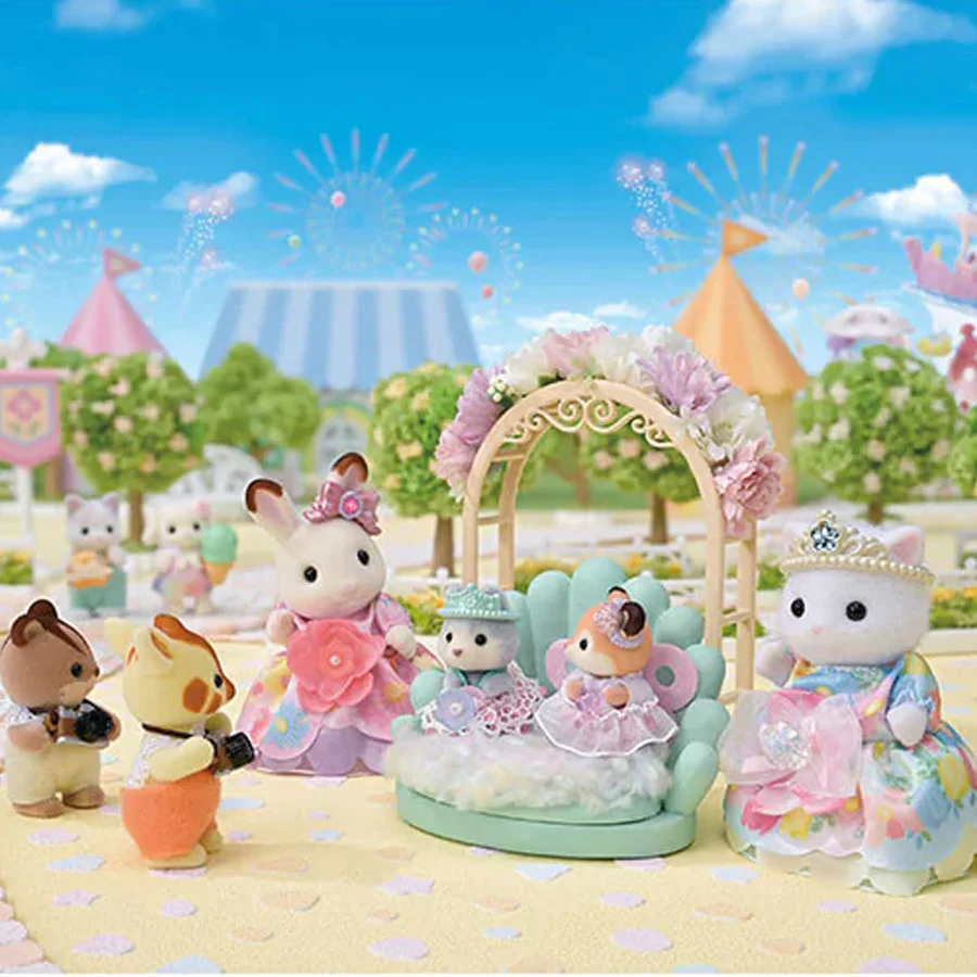 Sylvanian Blomstrende Prinsessesæt, 4 Figurer