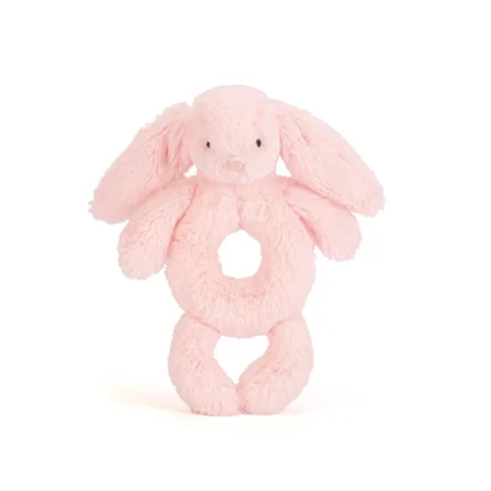 Jellycat bamse, bashful kanin rangle lyserød