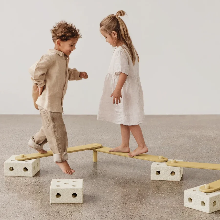 MODU Balancebane 17 Dele, Sand Grey/Honey Yellow