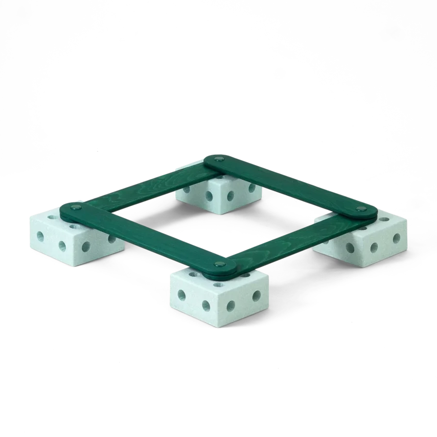 MODU Balancebane 17 Dele, Ocean Mint/Forest Green