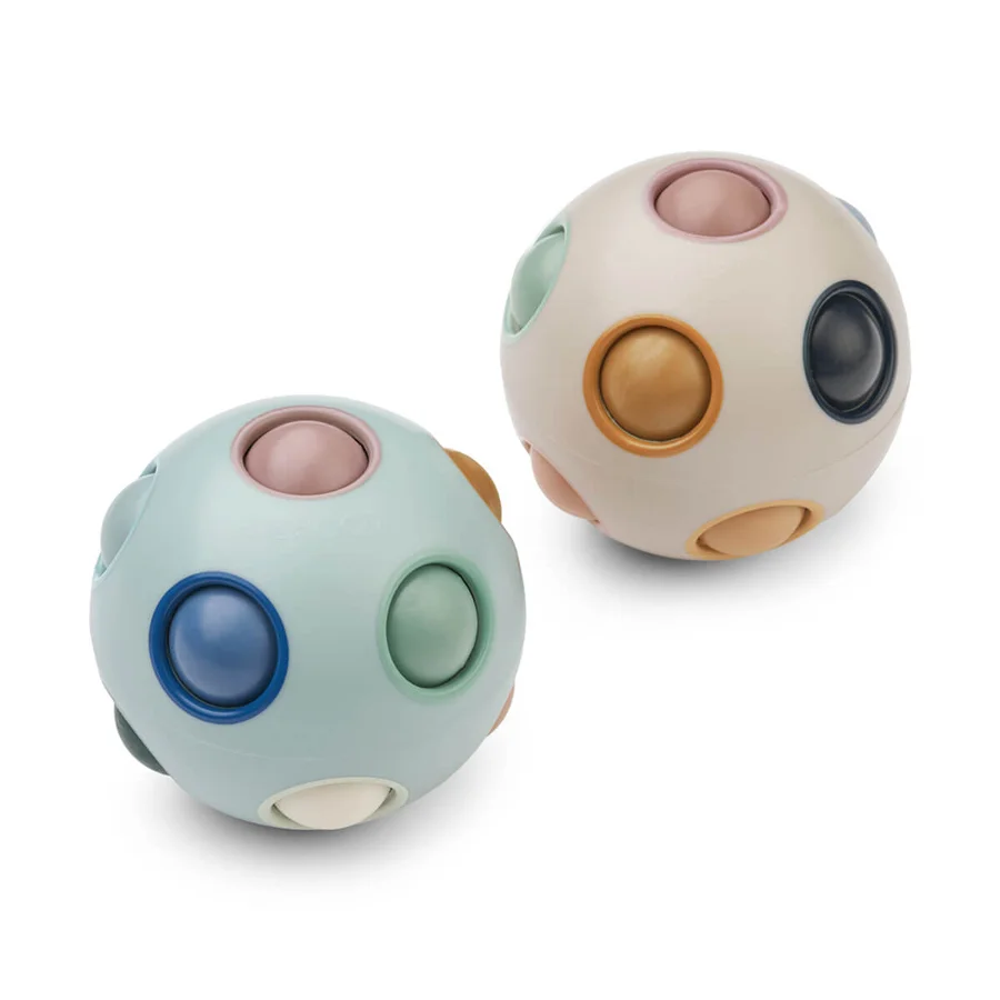 Liewood Solene 2er-Pack Puzzleball, Ice Blue Multi Mix