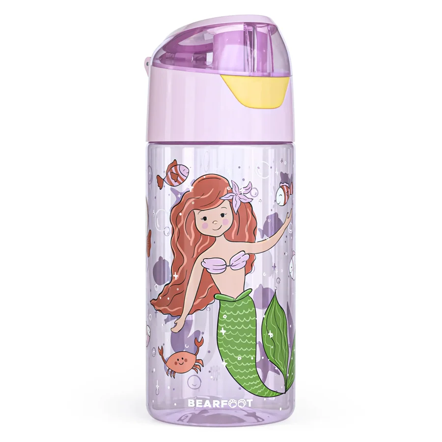 Bearfoot letvægtsvandflaske, havfrue 450 ml