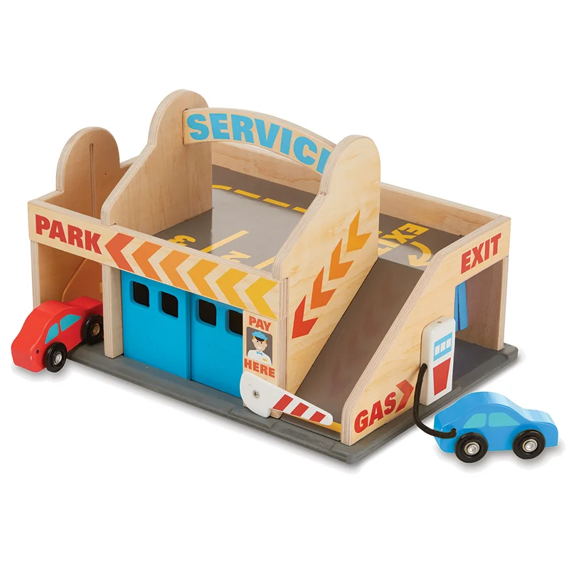 Garage og værksted i træ